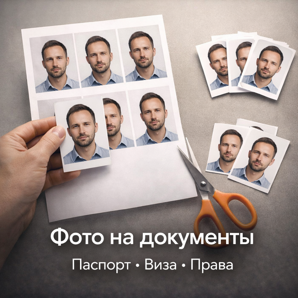 Фото на документы в Подольске