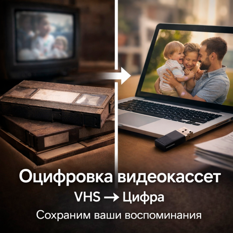 Оцифровка видеокассет в Подольске