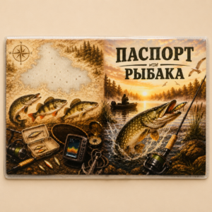 Обложка на паспорт «Паспорт рыбака»